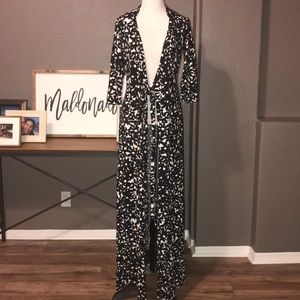 DIANE von FURSTENBERG KIMONO MAXI WRAP DRESS